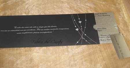 convite de casamento