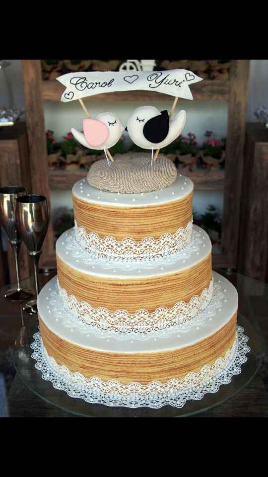 Quem gosta da idéia do bolo de casamento ser de bolo de rolo - 2