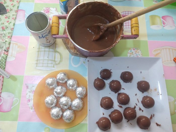 trufas padrinhos - eu que fiz - experiencia 2