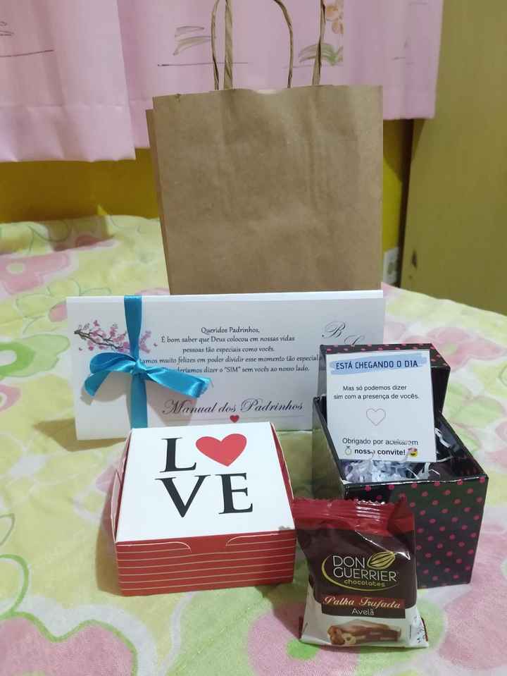 PADRINHOS (DEI CHOCOLATES - TRUFAS QUE MESMO FIZ) TODO MUNDO AMOU