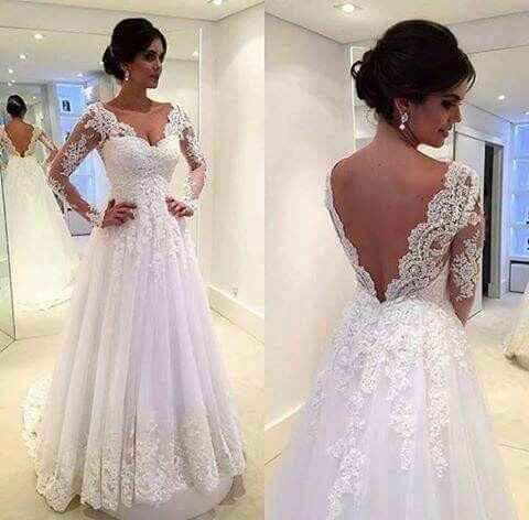 Vestido de manga comprida! - 1