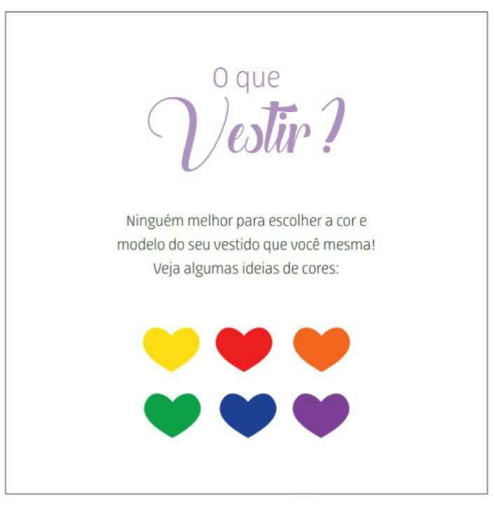 A cor do vestido das madrinhas! - 1