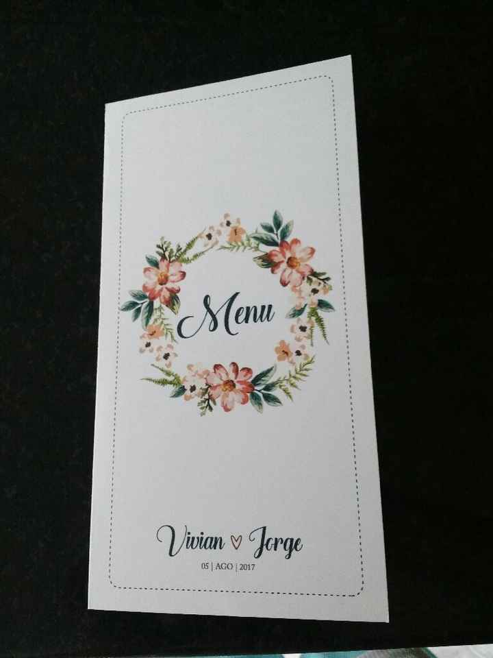 Arte do meu menu / cardápio - 1