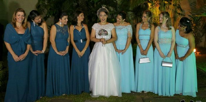 Cor dos vestidos das madrinha - 1