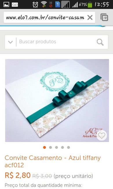 Qual convite mais bonito? - 1