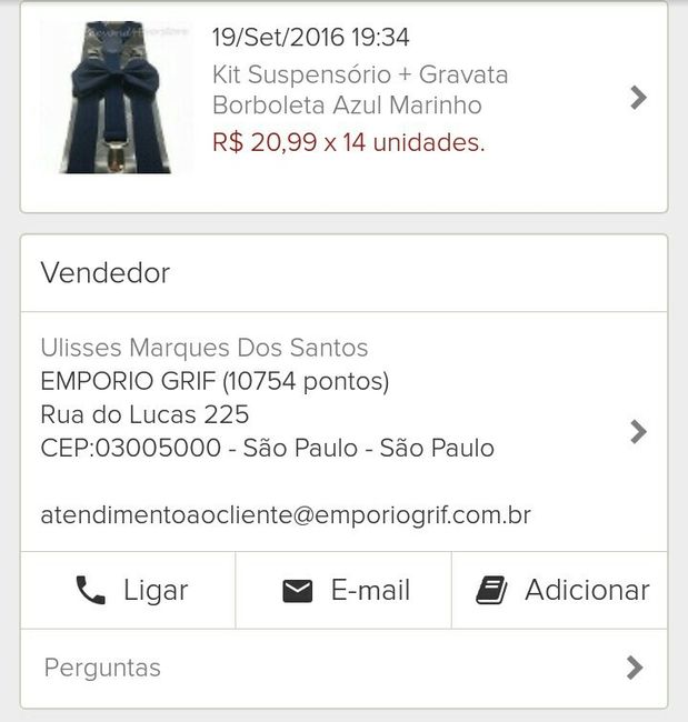 Suspensório para padrinhos - 1