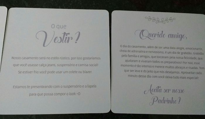Suspensório para padrinhos - 2