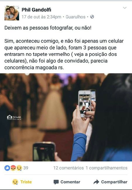 Convidados fotógrafos: proibir ou nao? - 1