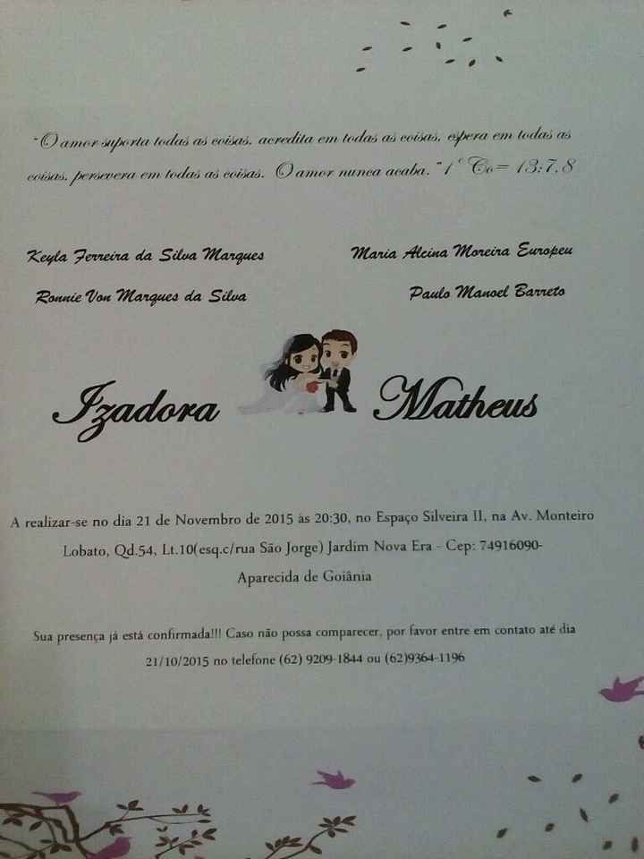 Meu convite - 2