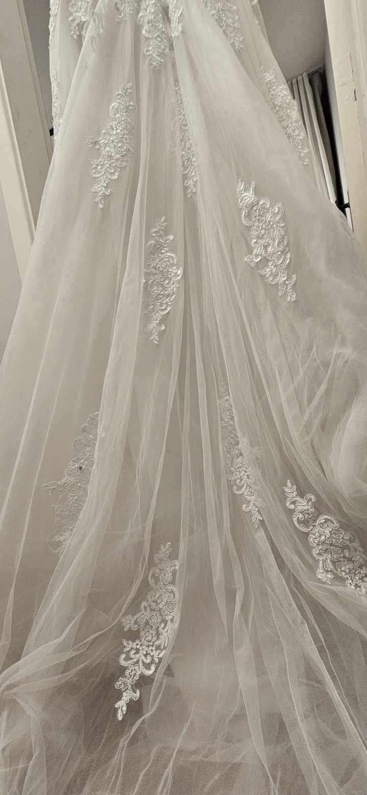 Vendo vestido de noiva com renda francesa R$4.000 (veste do m ao Xg) - São Paulo - sp - 4