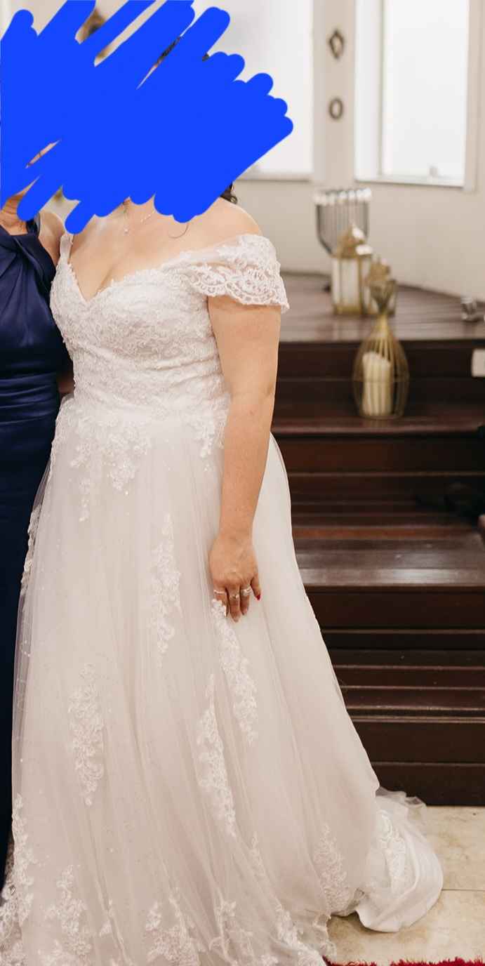 Vendo vestido de noiva com renda francesa R$4.000 (veste do m ao Xg) - São Paulo - sp - 6