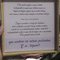 Convite dos padrinhos - 1