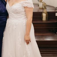 Vendo vestido de noiva com renda francesa R$4.000 (veste do m ao Xg) - São Paulo - sp - 6