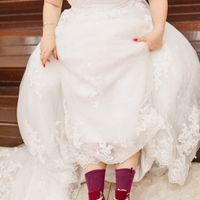 Vendo vestido de noiva com renda francesa R$4.000 (veste do m ao Xg) - São Paulo - sp - 7