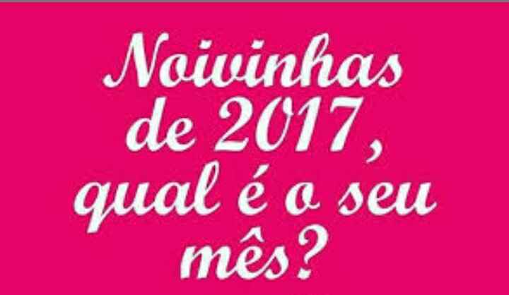 Noivinhas de 2017 - 1
