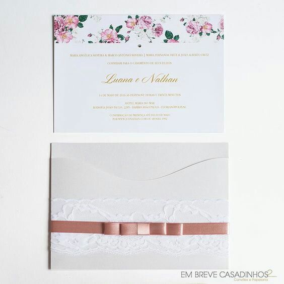 Convites de casamento e do padrinhos - 1