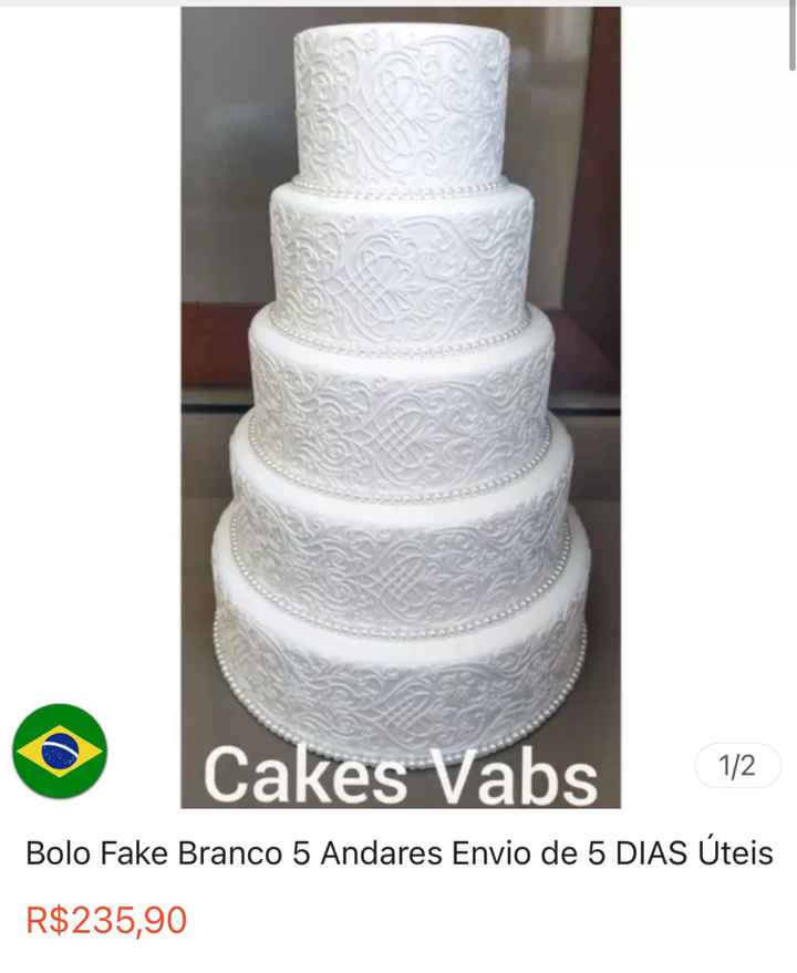 Bolo de casamento - 5