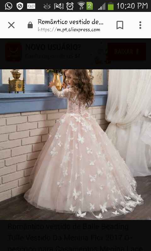 Vestido de uma das minhas daminhas ❤ #vemver ❤ - 1