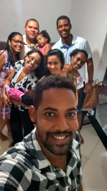 selfie com uma parte dos padrinhos rsrs