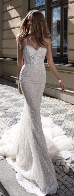 O vestido...