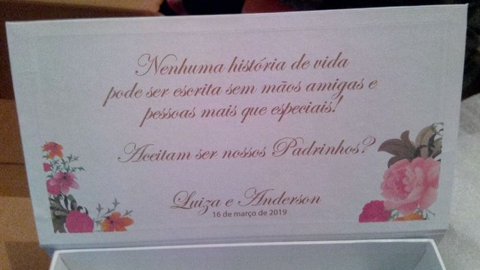 Caixa de padrinhos - 1