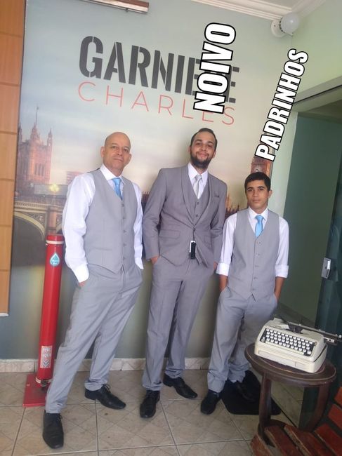 Traje do noivo, padrinhos e pajens 3