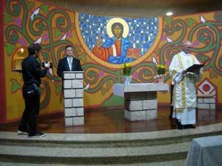 Os pais fazendo o nosso Casamento