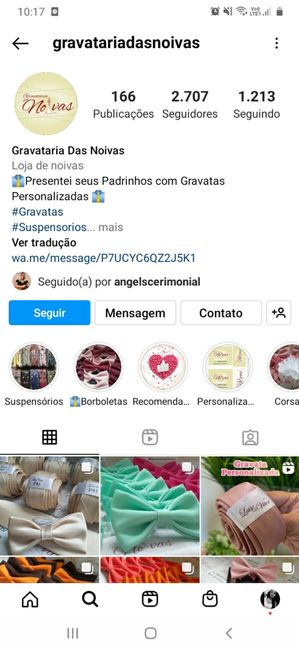 Gravata de presente para os padrinhos 4