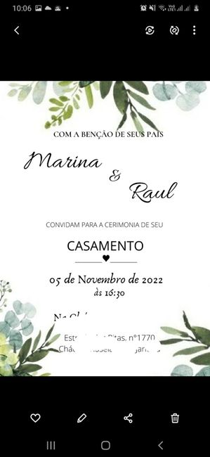 Fazendo o convite de casamento em casa 3