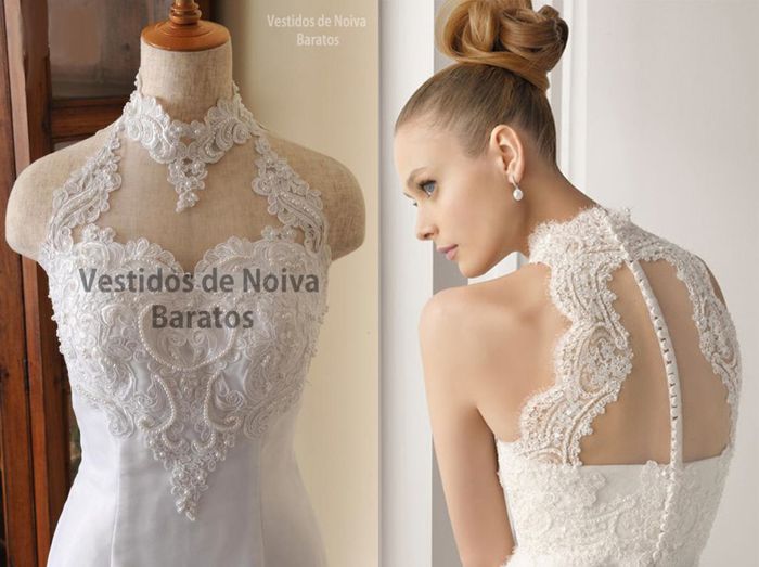 vestido de noiva com renda