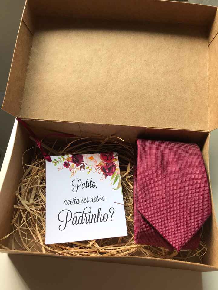 Caixinha convite padrinhos! ❤️ - 1