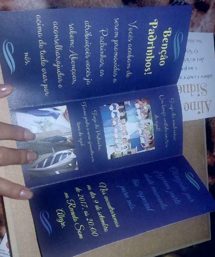 Folder para os padrinhos - 1