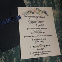 Meus Convites de Casamento !!! - 2