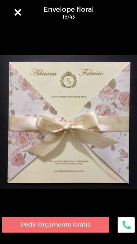 Convite de casamento#vem ajudar :) - 2