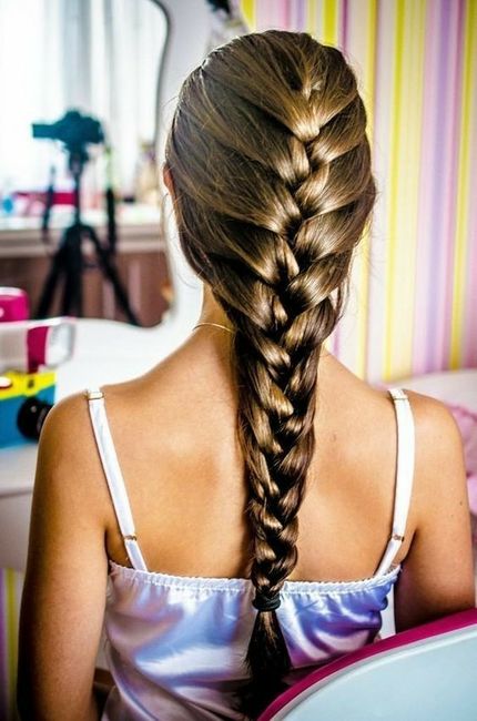 Ideias de penteados com cabelo em transiçao  para ensaio pré casamento 4
