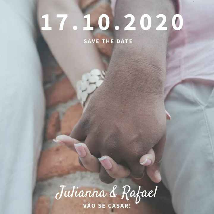Meus Save The Dates - 2
