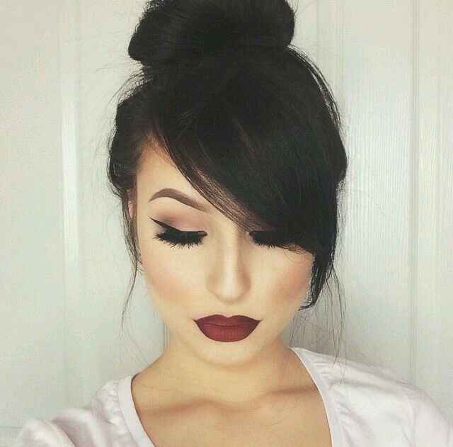 Penteado com franja - 1