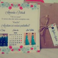 Meus convites de padrinhos eh simples mas é de ❤ - 1