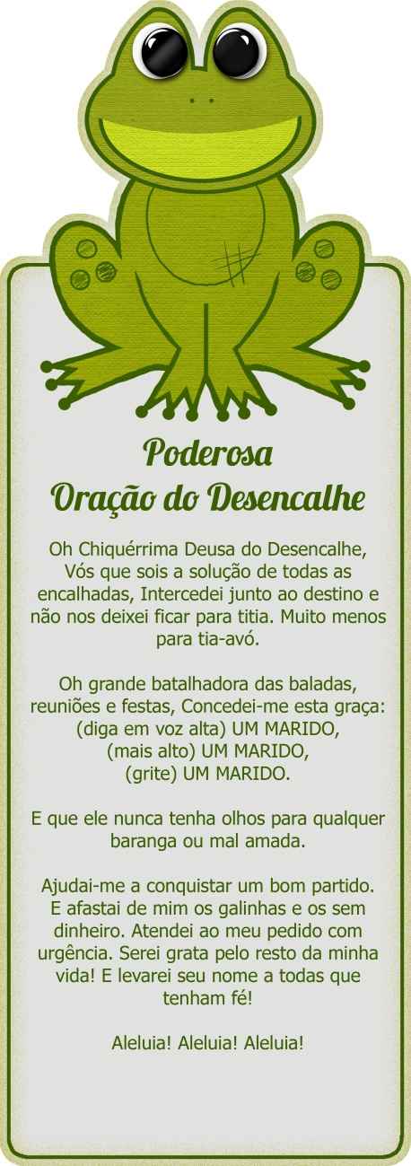 Oração do desencalhe