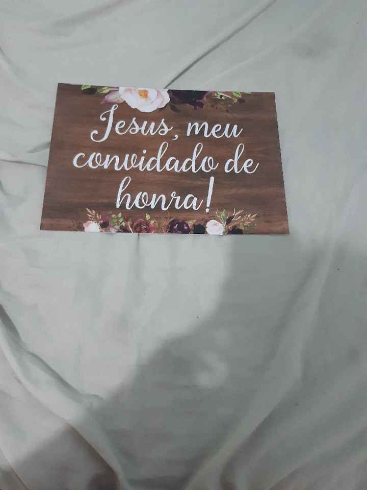 As plaquinhas chegaram - 1