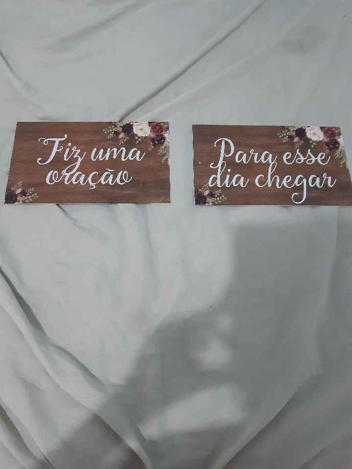 As plaquinhas chegaram - 2