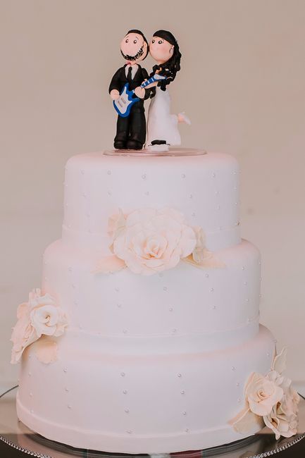 O meu bolo de casamento foi esse.