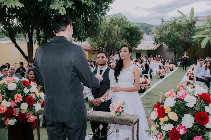Uma fotinho do meu casamento