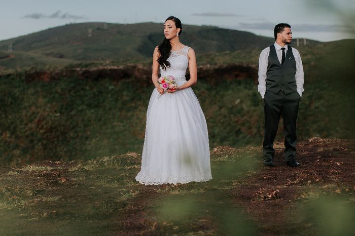 Meu vestido feito pela minha mãe e por mim
