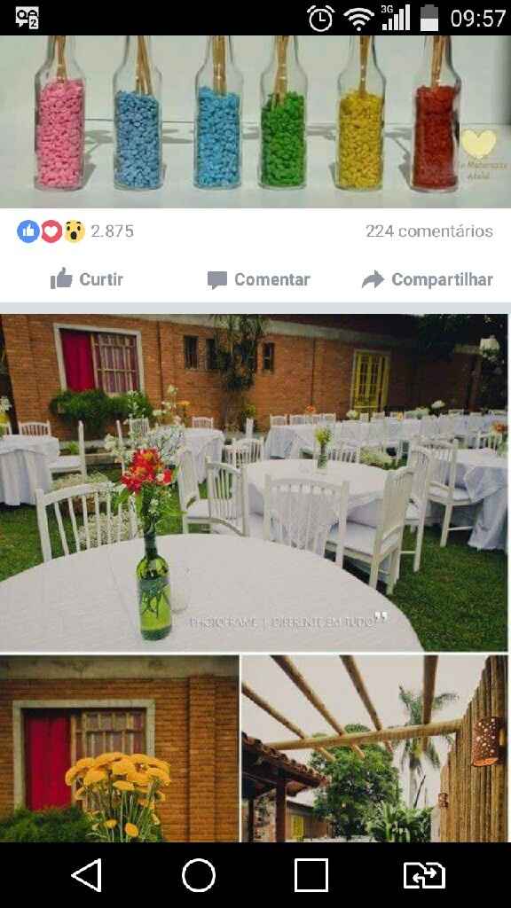 Ideia de centro de mesa - 1