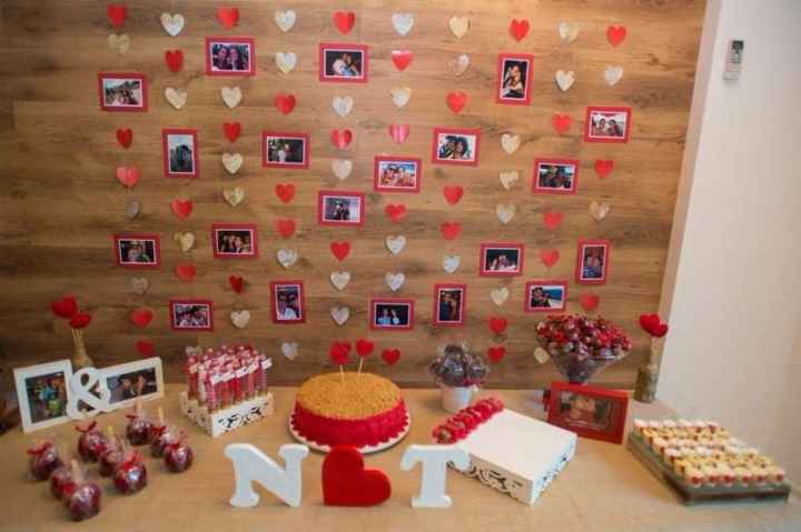 Festa de noivado DIY