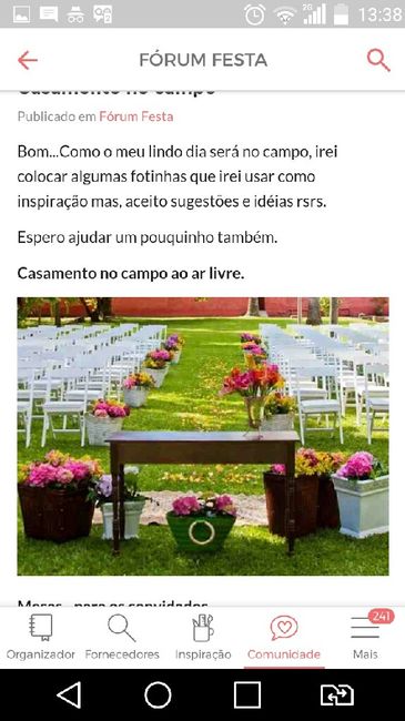 Casamento ao ar livre - 2