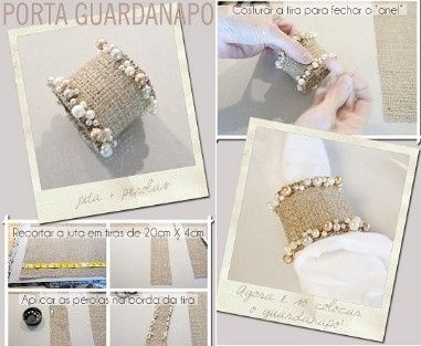 Pérolas e juta