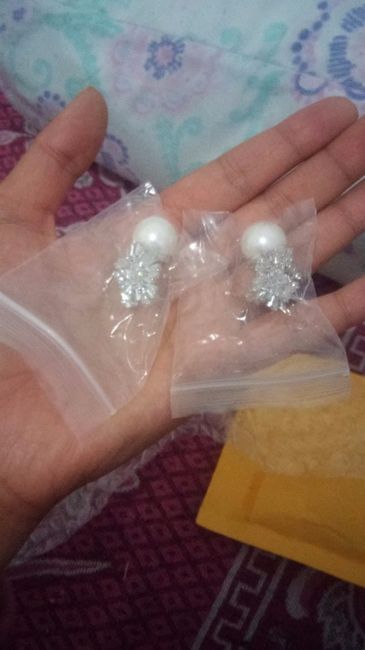 ... e eis os meus dois brincos!