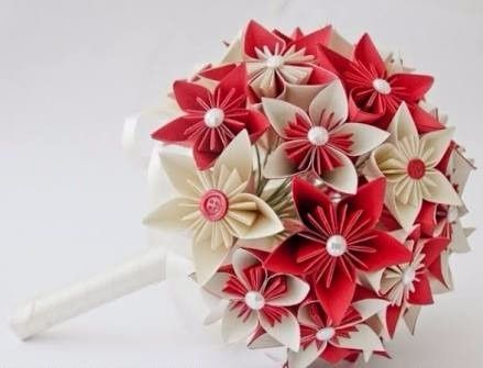 Buquê de origami (papel)